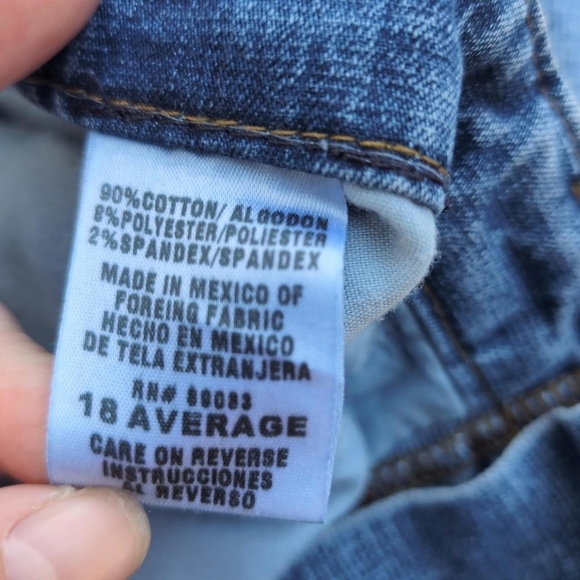 🔥4/$40 Vintage l.e.i bootcut jeans plus size 18 average button fly - Picture 8 of 8